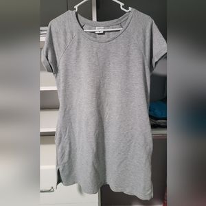 Grey cover-up with pockets